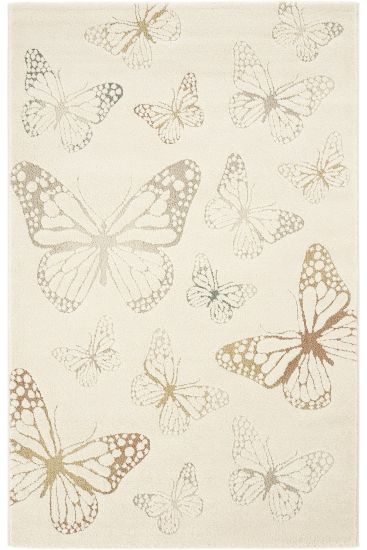 Klein85 Cream Beige Kids Bedroom Rug