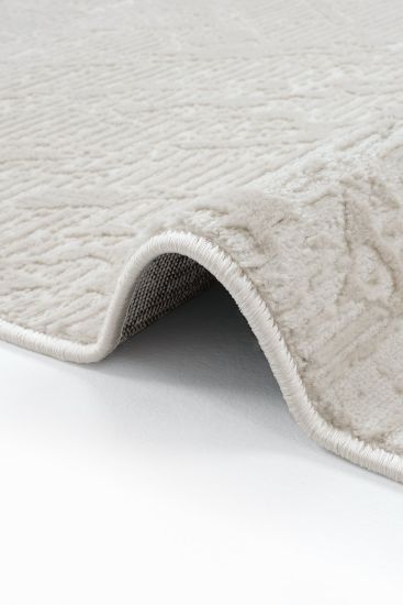 Nevada85 Cream Plain Indoor Rug