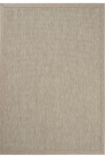Sisal85 Beige Cream Bordered Jute & Sisal Outdoor Area Rug