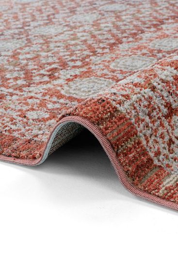 Hanedan85 Red Grey Persian & Oriental Living Room Rug