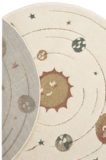 Klein85 Cream Beige Kids Area Rug