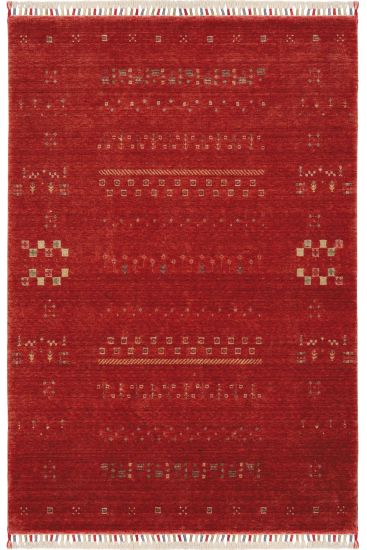 Galata85 Red Modern Kilim Indoor Rug