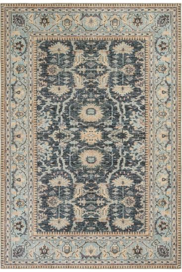 Private85 Blue Beige Modern Persian & Oriental Area Rug
