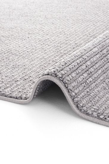 Olinda85 Grey Scandi Plain Living Room Rug