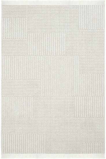 Mikasa85 Cream Patterned Scandi Indoor Rug