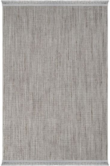 Olinda85 Grey Scandi Plain Bedroom Rug