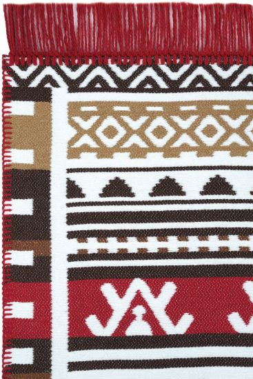 Lovely85 Multicolour Kilim Bohemian Indoor Rug