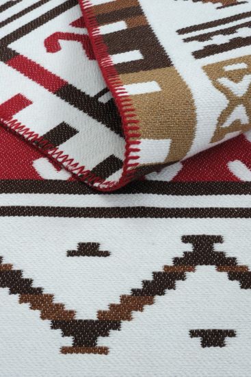 Lovely85 Multicolour Kilim Bohemian Indoor Rug