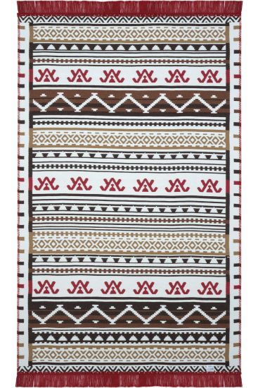 Lovely85 Multicolour Kilim Bohemian Indoor Rug