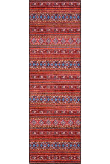 Beylerbeyi85 Multicolour Patterned Bedroom Rug