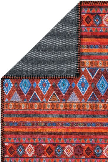 Beylerbeyi85 Multicolour Patterned Bedroom Rug