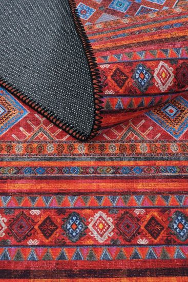 Beylerbeyi85 Multicolour Patterned Bedroom Rug