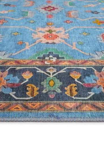 Beylerbeyi85 Multicolour Modern Oriental Bedroom Rug