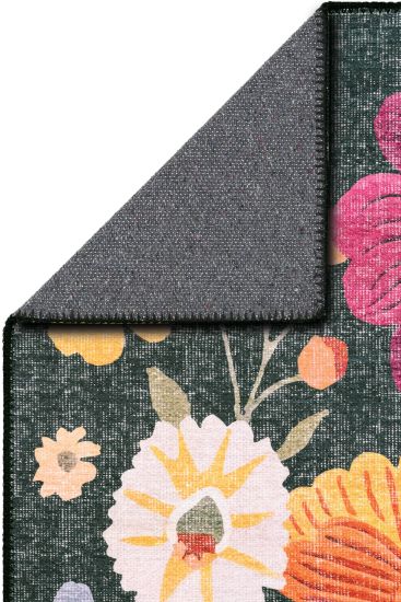 Coloris85 Floral Multicolour Living Room Rug