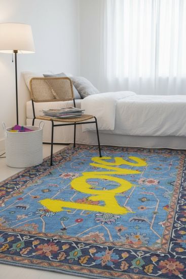 Daisy85 Multicolour Modern Patterned Living Room Rug
