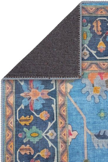 Daisy85 Multicolour Modern Patterned Living Room Rug