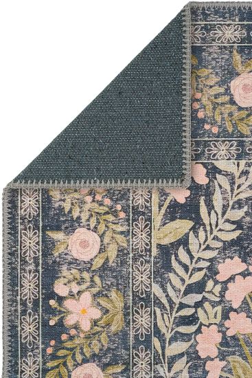 Daisy85 Oriental Bordered Multicolour Living Room Rug