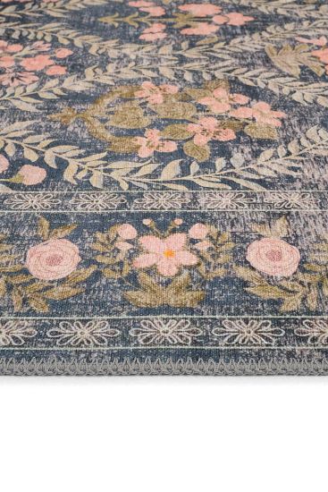Daisy85 Oriental Bordered Multicolour Living Room Rug