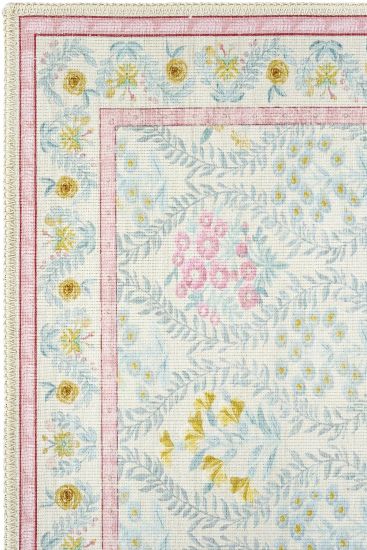 Daisy85 Multicolour Modern Patterned Bedroom Rug