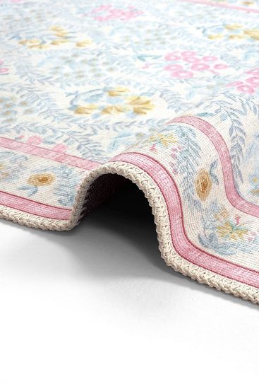 Daisy85 Multicolour Modern Patterned Bedroom Rug