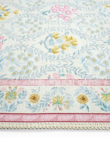 Daisy85 Multicolour Modern Patterned Bedroom Rug