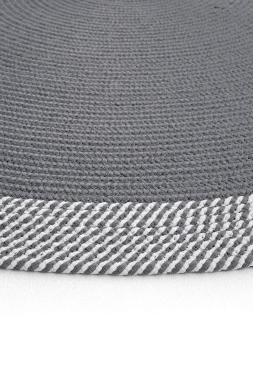 Luke85 Grey Modern Plain Area Rug