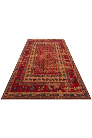 Mardin85 Multicolour Patterned Bordered Indoor Rug