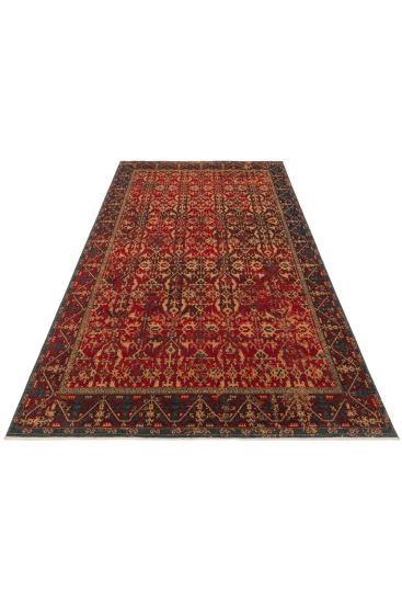 Mardin85 Patterned Bordered Multicolour Living Room Rug