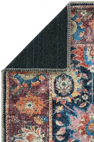 Private85 Multicolour Oriental Bordered Area Rug