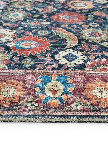 Private85 Multicolour Oriental Bordered Area Rug