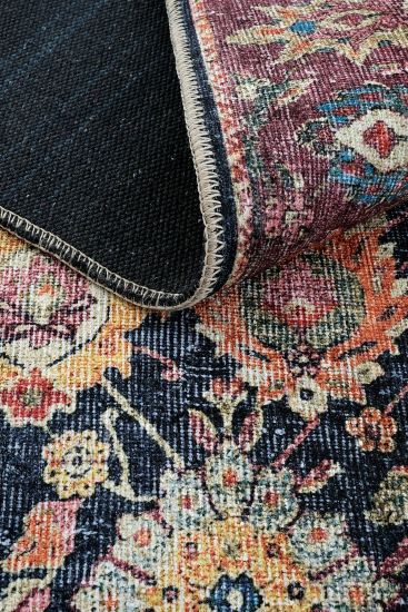 Private85 Multicolour Oriental Bordered Area Rug