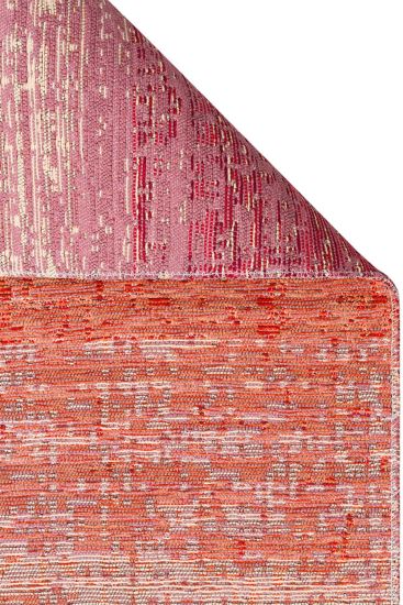 Santorini85 Red Cream Abstract Indoor Rug