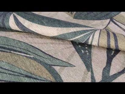 Baskili Green Cream Floral Indoor Rug