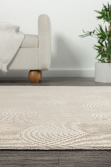 Emanate Beige Patterned Scandi Indoor Rug