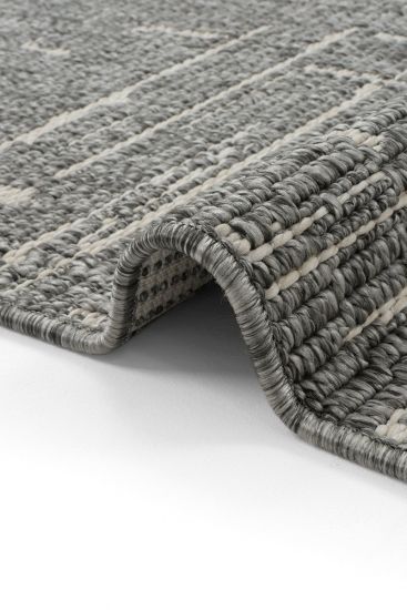Sunny85 Grey Abstract Patterned Living Room Rug
