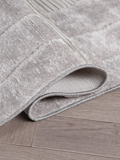 Vetona Grey Modern Patterned Living Room Rug