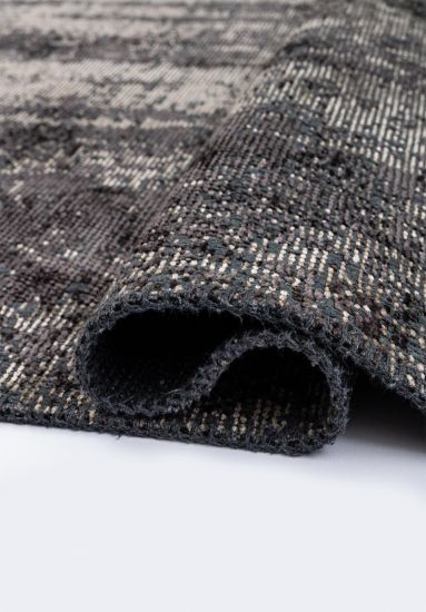 Lush Grey Abstract Area Rug