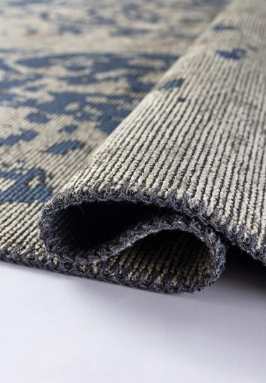 Tor Blue Distressed Outdoor Rug