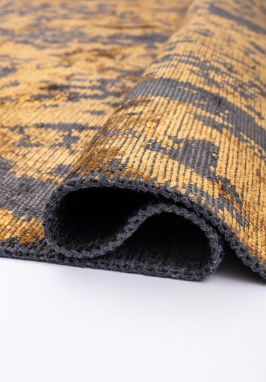 Abstract Yellow Loomlore Indoor Rug