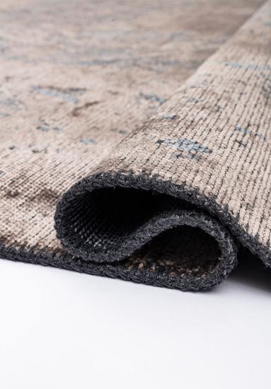 Cascade Grey & Blue Abstract Indoor Outdoor Rug