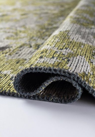 Distressed Living Room Area Rug Cennarth Grey