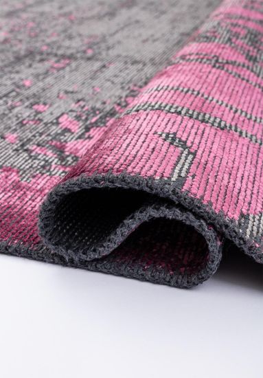 Indoor PInk Hearthglow Abstract Rug