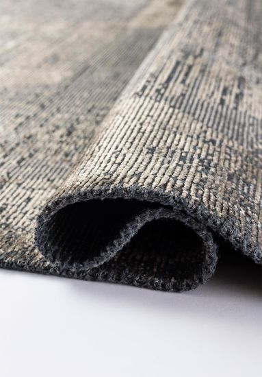 Geometric Grey Croftweave Outdoor Rug