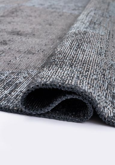 Croftweave Grey Geometric Area Rug