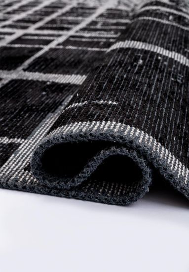 Herathstone Black Geometric Area Rug