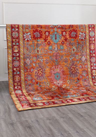 Multicolour Canvas Persian & Oriental Rug