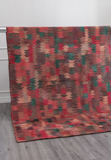 Glacier Multicolour Abstract Living Room Rug