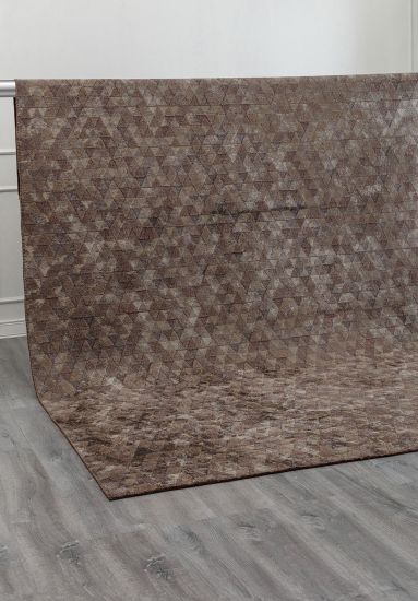 Souk Cream & Brown Geometric Rug