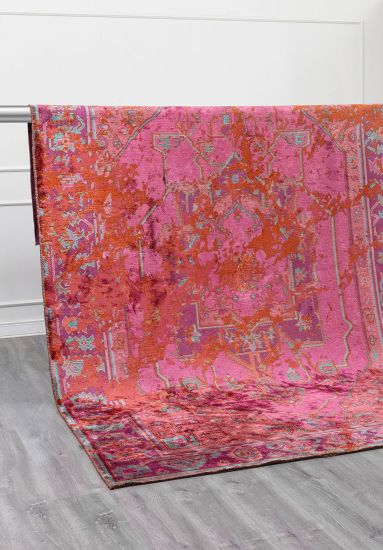 Persian Pink Moonlight Living Room Rug