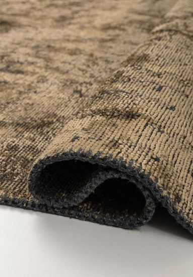 Breeze Brown Abstract Living Room Rug
